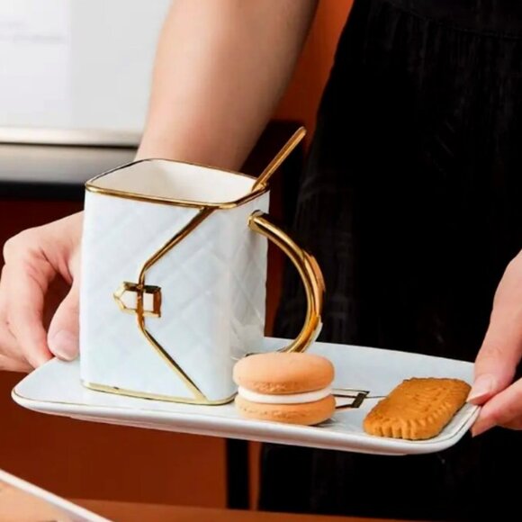 🆕️3 Pc Mint Set ☕️🥄🩵 - Picture 2 of 5